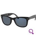 Mejores lentes Ray Ban RayBan RB4105 Folding Wayfarer Sunglasses